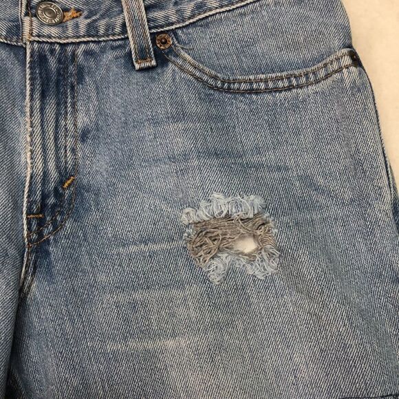 Vintage Levi’s 514 Reworked With Camo Patches Size 5 30x31.5 Made in USA - Picture 7 of 15